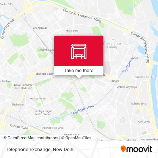 Telephone Exchange map