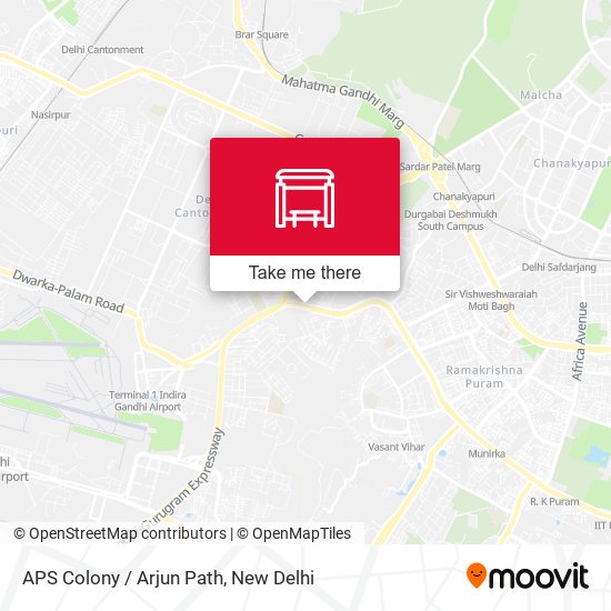 APS Colony / Arjun Path map