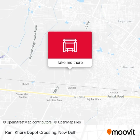 Rani Khera Depot Crossing map