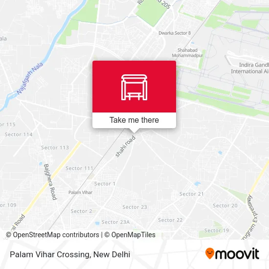 Palam Vihar Crossing map