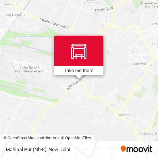Mahipal Pur (Nh-8) map