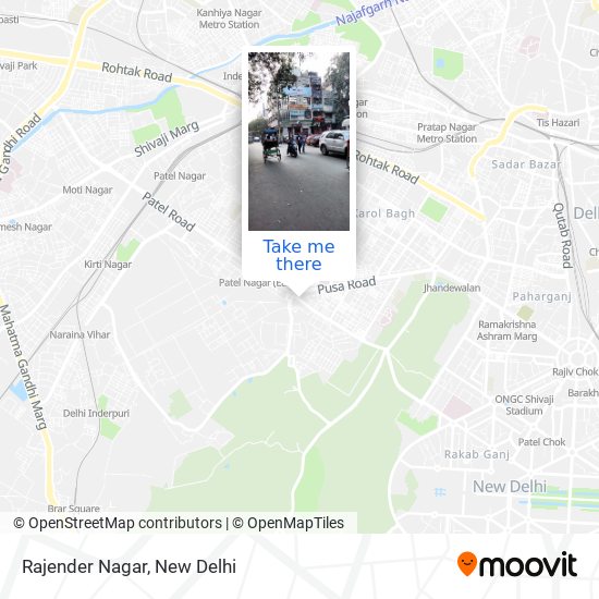 Rajender Nagar map