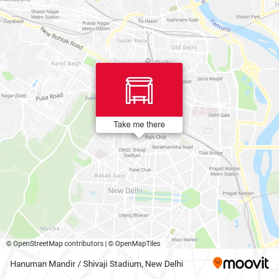 Hanuman Mandir / Shivaji Stadium map