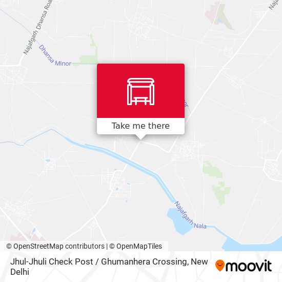 Jhul-Jhuli Check Post / Ghumanhera Crossing map