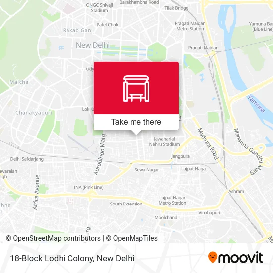 18-Block Lodhi Colony map