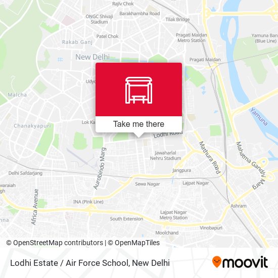 Lodhi Estate / Air Force School map