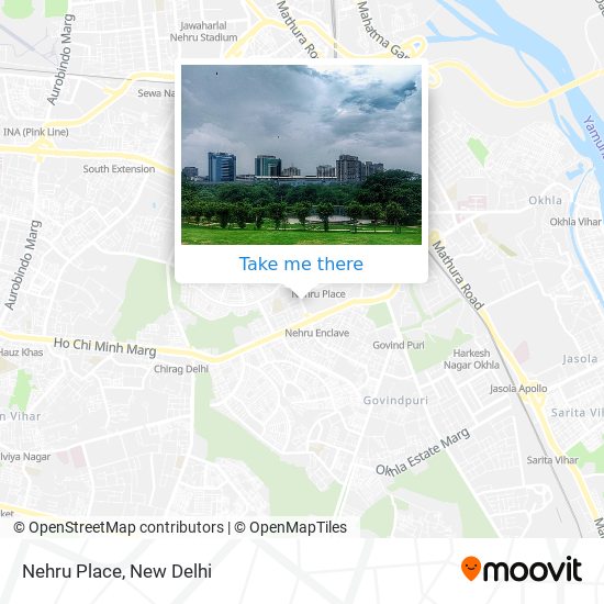 Nehru Place map
