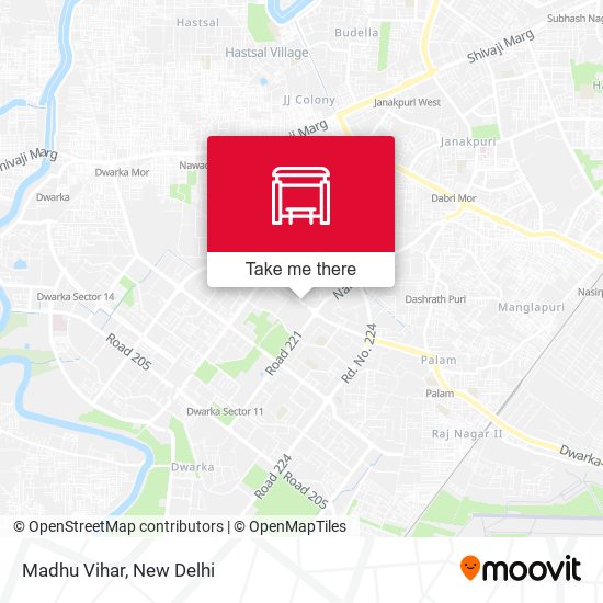 Madhu Vihar map