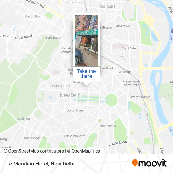 Le Meridian Hotel map