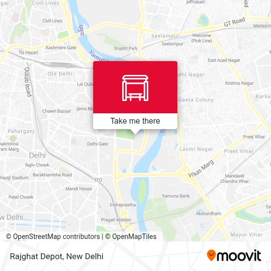 Rajghat Depot map