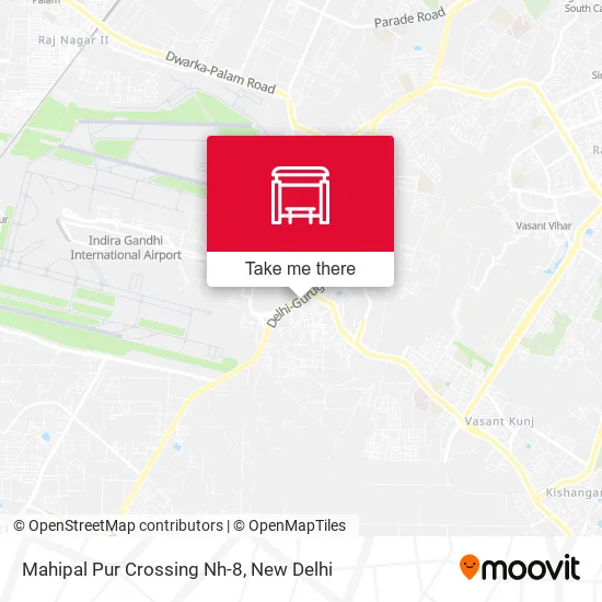 Mahipal Pur Crossing Nh-8 map