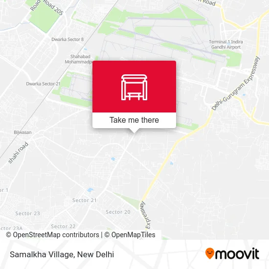 Samalkha Village map