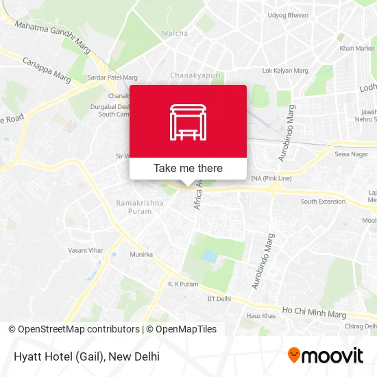 Hyatt Hotel (Gail) map