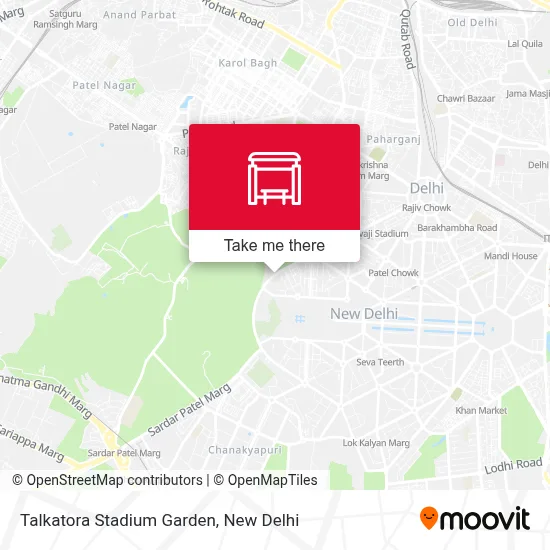 Talkatora Stadium Garden map