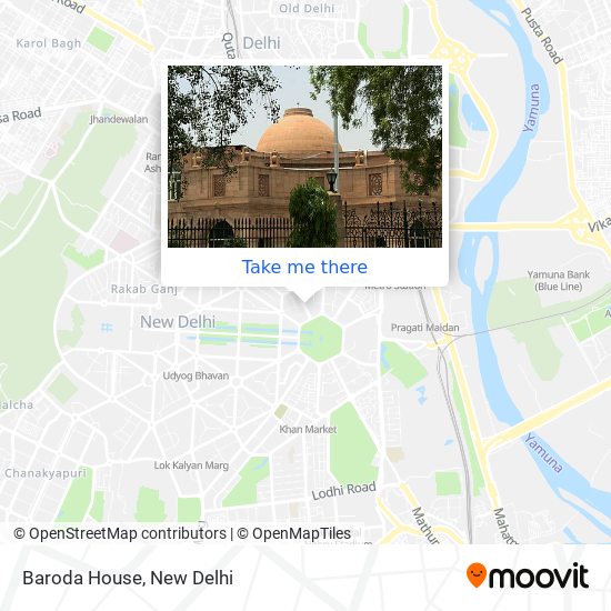 Baroda House map