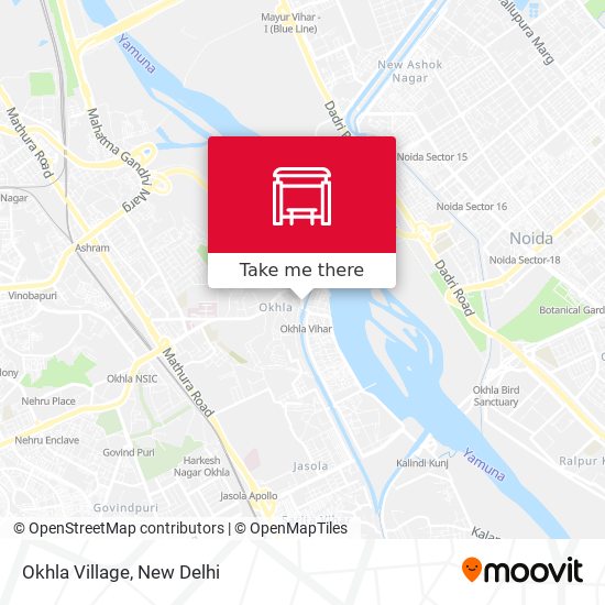 Okhla Village map