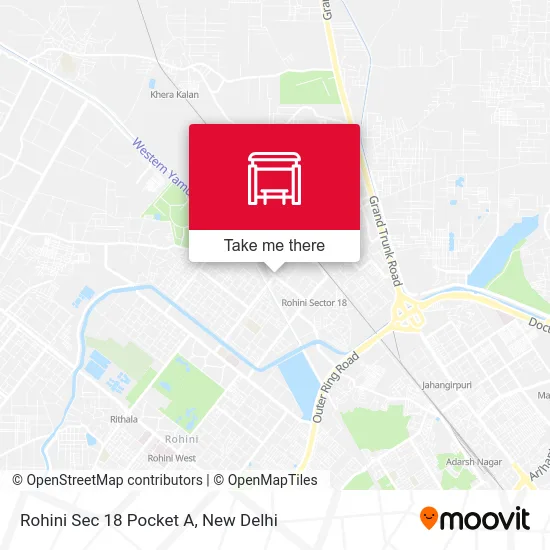 Rohini Sec 18 Pocket A map
