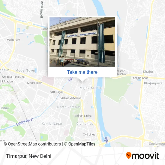 Timarpur map