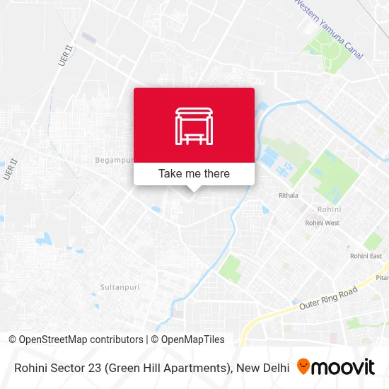 Rohini Sec 23 (Green Hill Aptt.) map