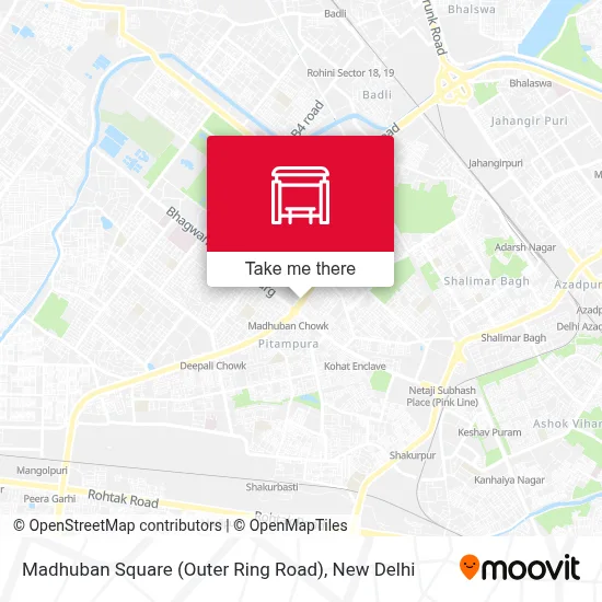 Madhuban Chowk (Outer Ring Road) map