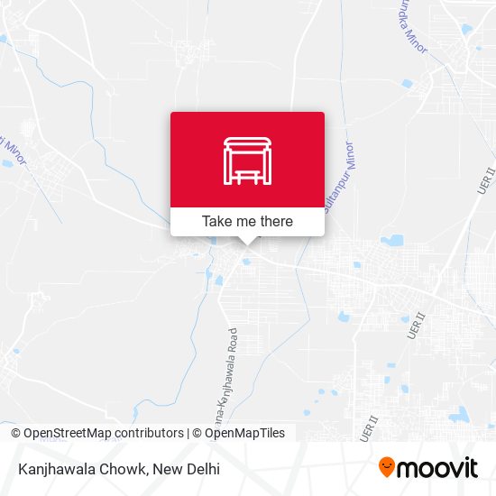 Kanjhawala Chowk map