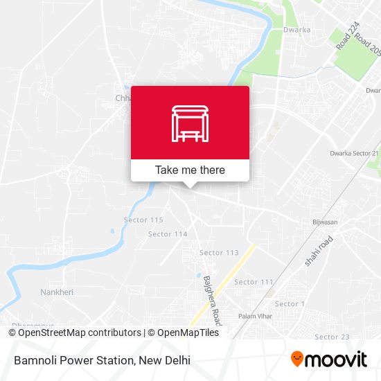 Bamnoli Power Station map