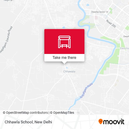 Chhawla School map