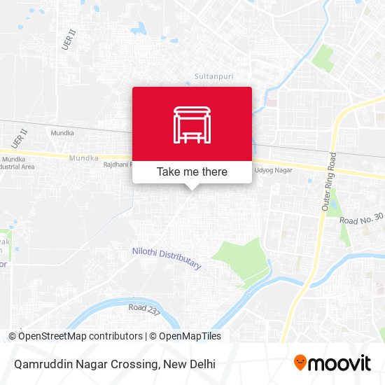 Qamruddin Nagar Crossing map