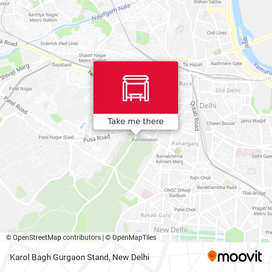 Karol Bagh Gurgaon Stand map