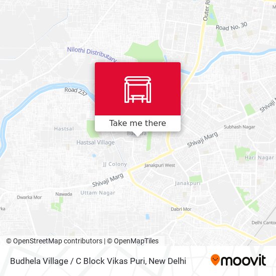 Budhela Village / C Block Vikas Puri map