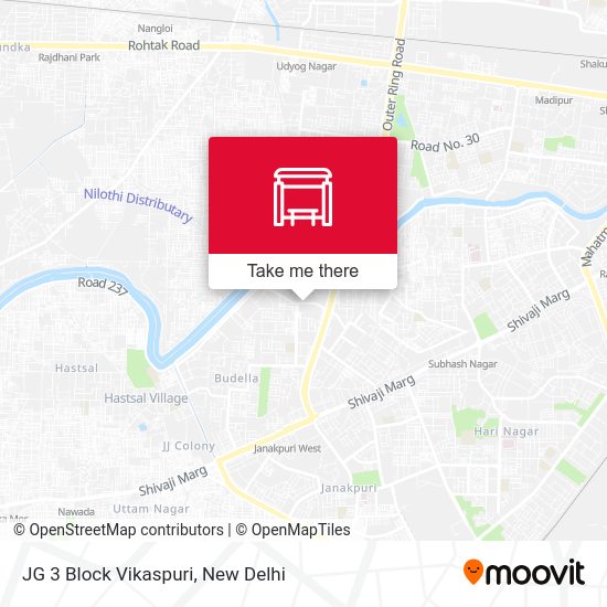 JG 3 Block Vikaspuri map