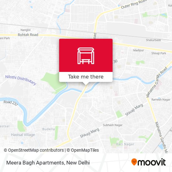 Meera Bagh Apartments map