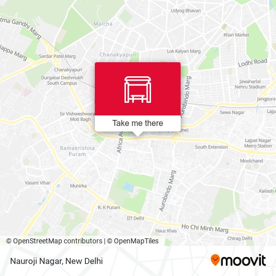 Nauroji Nagar map