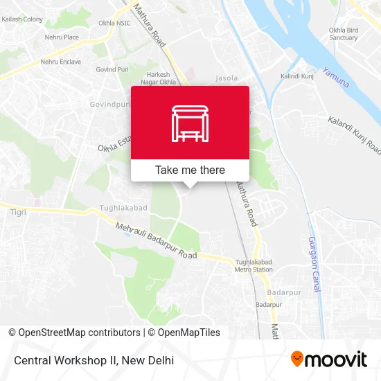 Central Workshop II map