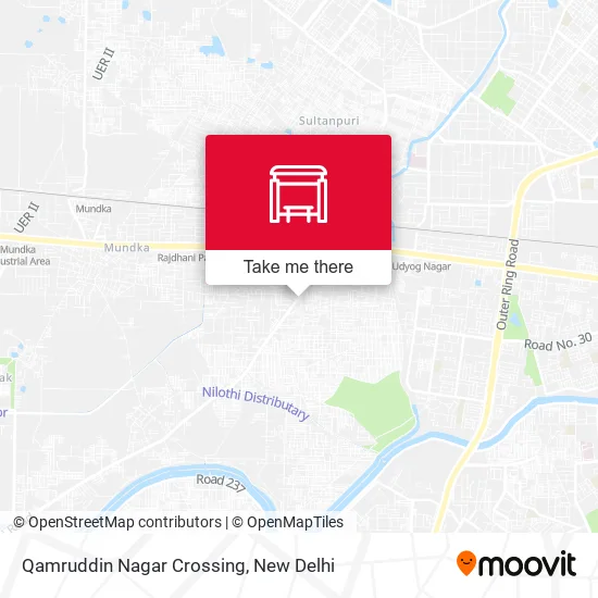 Qamruddin Nagar Crossing map