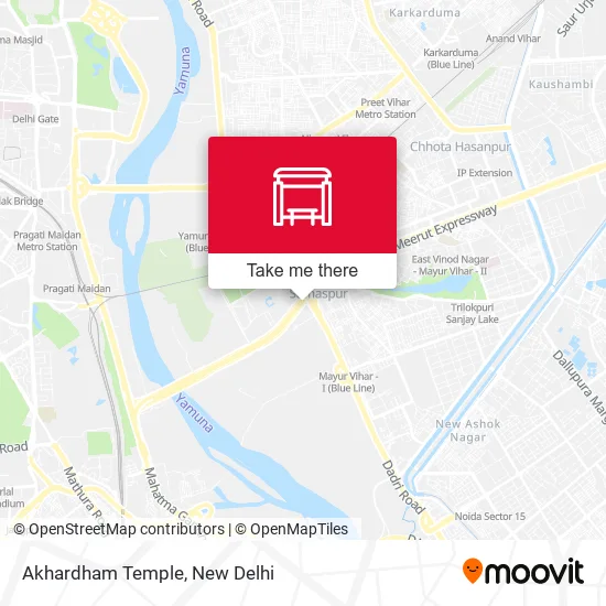 Akhardham Temple map