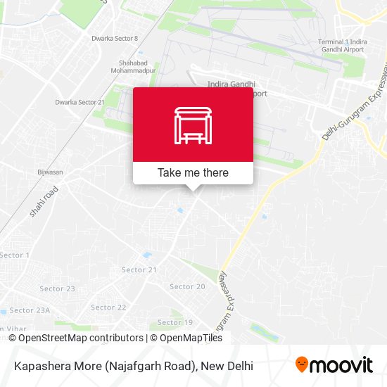 Kapashera More (Najafgarh Road) map