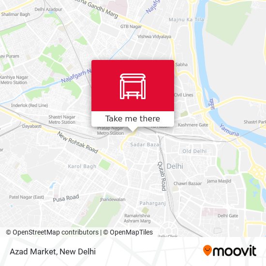 Azad Market map
