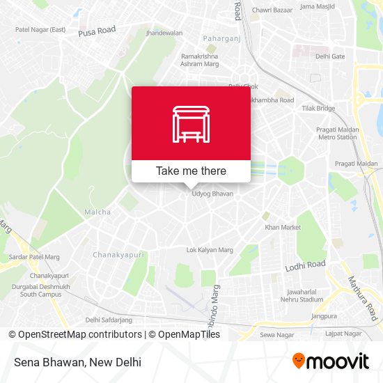 Sena Bhawan map