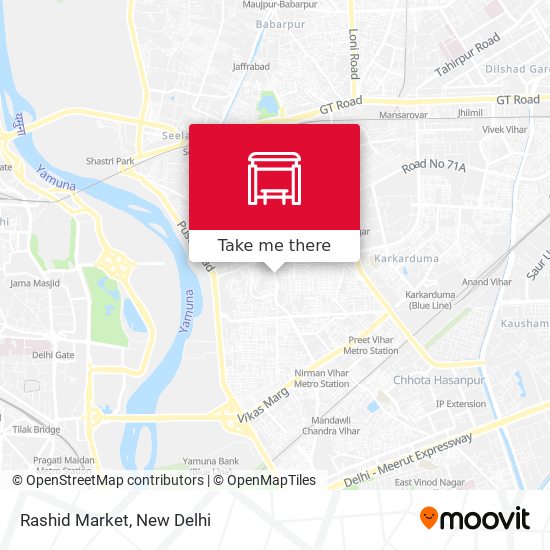 Rashid Market map