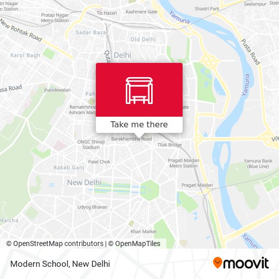 Modern School map