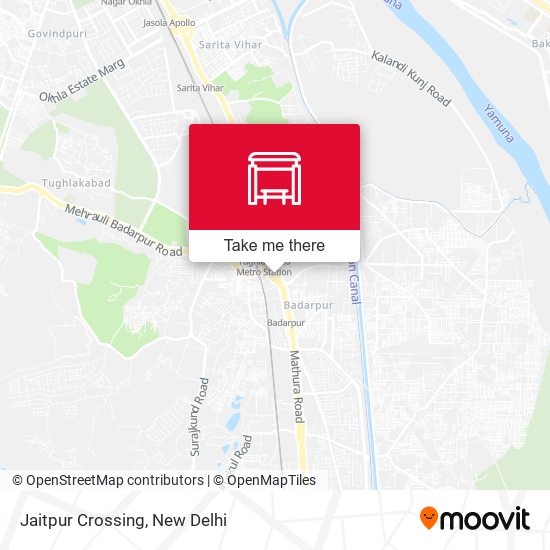 Jaitpur Crossing map