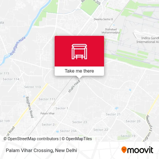Palam Vihar Crossing map