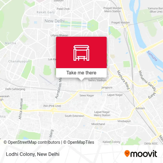Lodhi Colony map