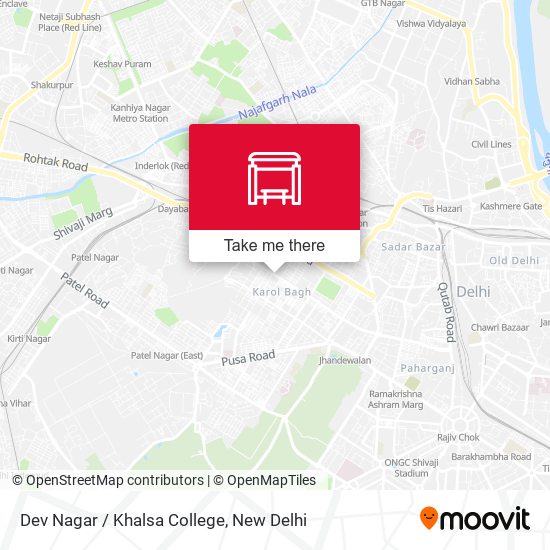 Dev Nagar / Khalsa College map