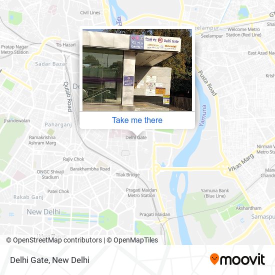 Delhi Gate map