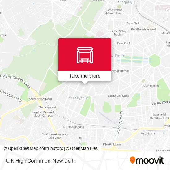 U K High Commion map