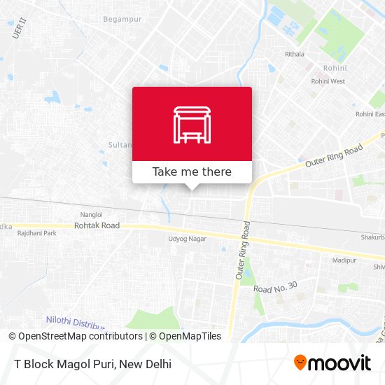 T Block Magol Puri map