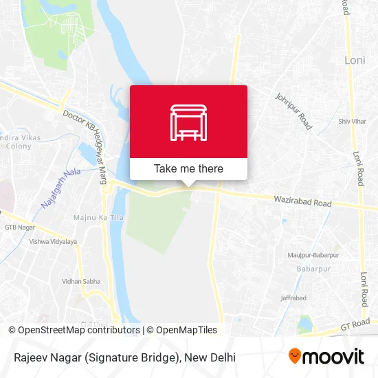 Rajeev Nagar (Signature Bridge) map