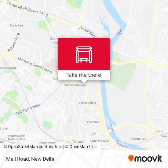 Mall Road map